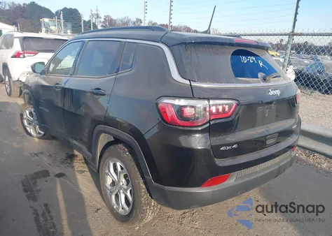 2024 Jeep Compass Latitude 4X4 из США, поврежденный, VIN 3C4NJDBN0RT111358